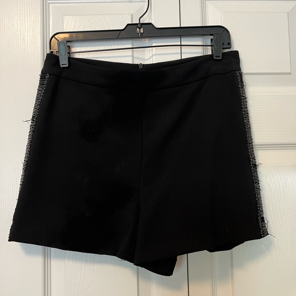 Zara Black High Waist Shorts